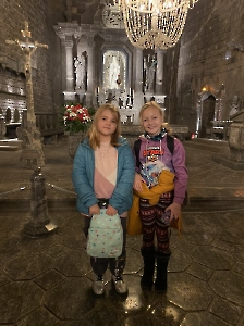 Wycieczka klasy 4i 5 do kopalni soli w Wieliczce