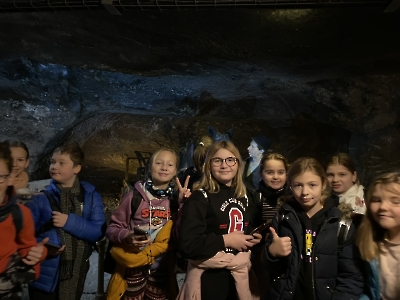 Wycieczka klasy 4i 5 do kopalni soli w Wieliczce