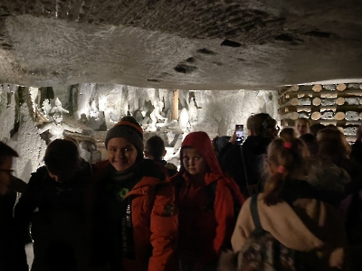 Wycieczka klasy 4i 5 do kopalni soli w Wieliczce
