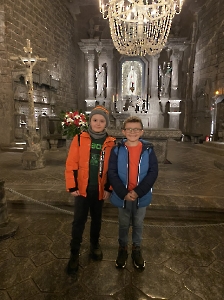 Wycieczka klasy 4i 5 do kopalni soli w Wieliczce