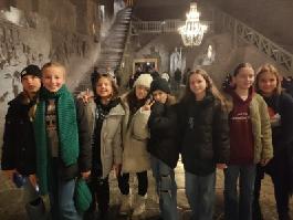 Wycieczka klasy 4i 5 do kopalni soli w Wieliczce