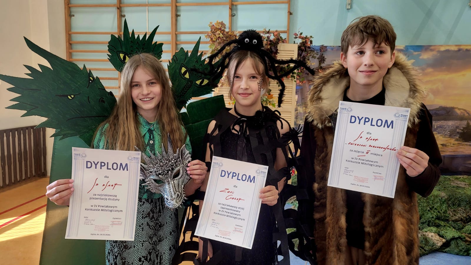 IV Powiatowy Konkurs Mitologiczny w Dąbiu
